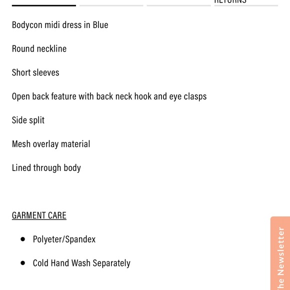 Runway Scout ETOILE DRESS (BLUE) - Picture 3 of 6